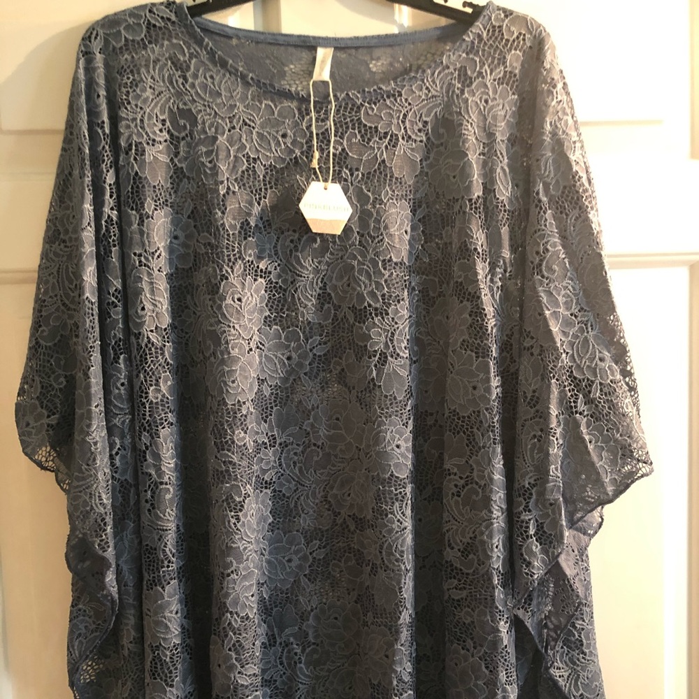 Pinkblush blue top.  NWT